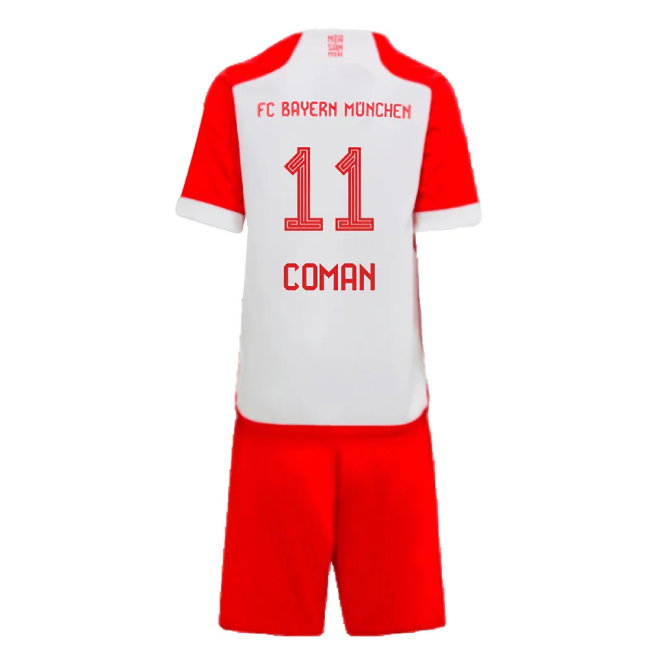 2023-2024 Bayern Munich Home Mini Kit (Coman 11)-SoccerKits Hub | Buy Soccer Jerseys Online
