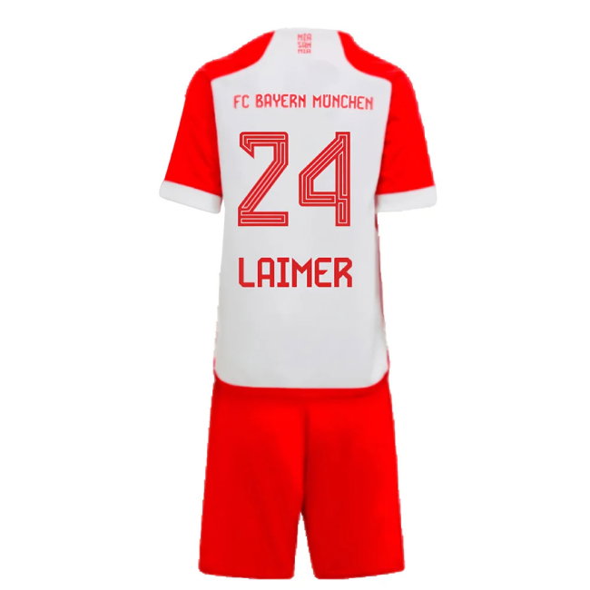 2023-2024 Bayern Munich Home Mini Kit (Laimer 24)-SoccerKits Hub | Buy Soccer Jerseys Online