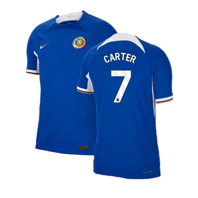 2023-2024 Chelsea Home Authentic Shirt (Carter 7)-SoccerKits Hub | Buy Soccer Jerseys Online