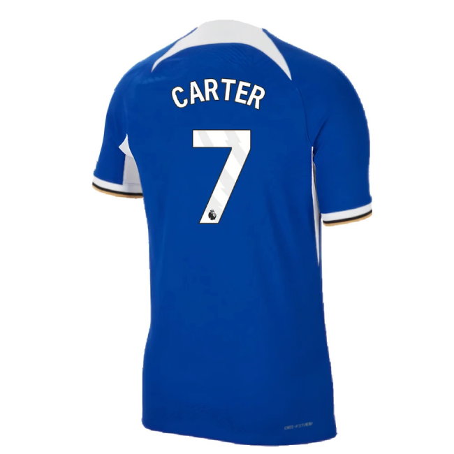 2023-2024 Chelsea Home Authentic Shirt (Carter 7)-SoccerKits Hub | Buy Soccer Jerseys Online