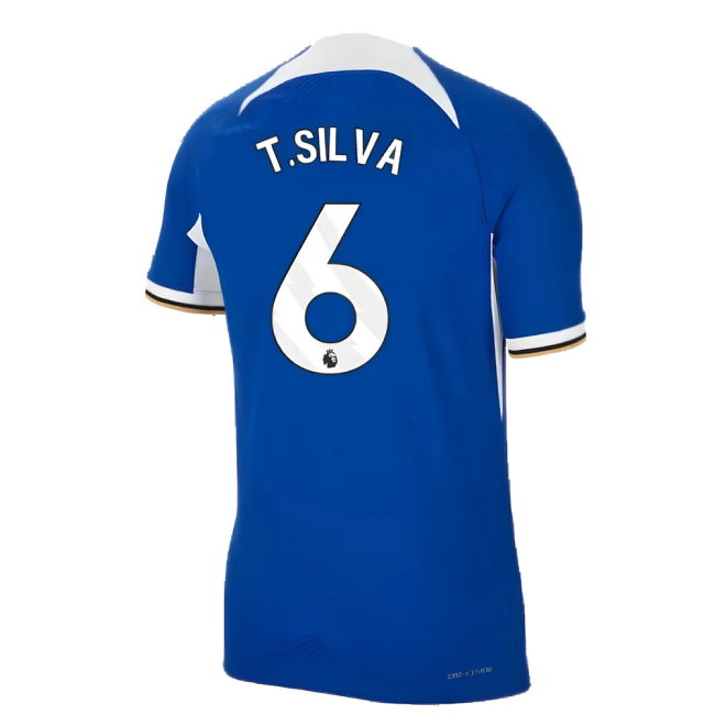 2023-2024 Chelsea Home Authentic Shirt (T.SILVA 6)-SoccerKits Hub | Buy Soccer Jerseys Online