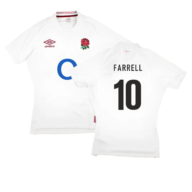 2023-2024 England Rugby Home Pro Jersey (Farrell 10)-SoccerKits Hub | Buy Soccer Jerseys Online
