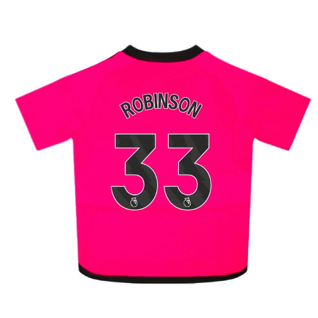 2023-2024 Fulham Away Little Boys Mini Kit (Robinson 33)-SoccerKits Hub | Buy Soccer Jerseys Online