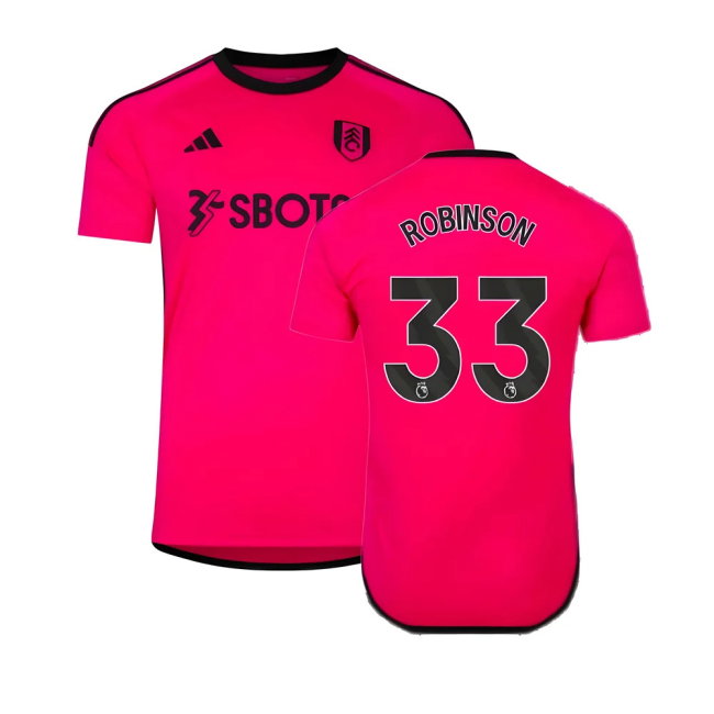 2023-2024 Fulham Away Shirt (Robinson 33)-SoccerKits Hub | Buy Soccer Jerseys Online