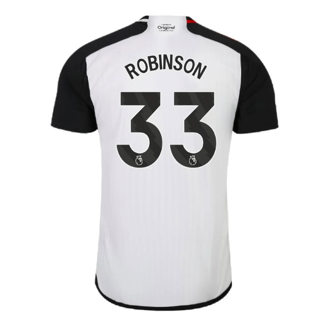 2023-2024 Fulham Home Shirt (Robinson 33)-SoccerKits Hub | Buy Soccer Jerseys Online