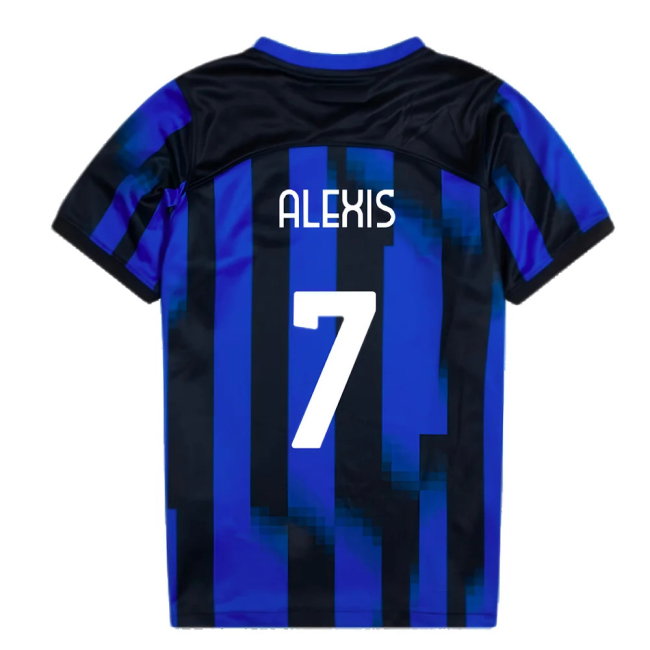 2023-2024 Inter Milan Home Mini Kit (Alexis 7)-SoccerKits Hub | Buy Soccer Jerseys Online