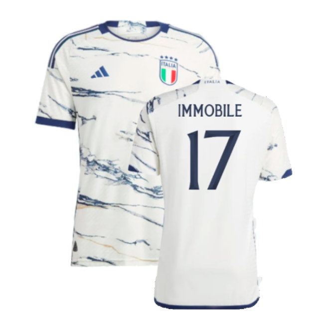 2023-2024 Italy Authentic Away Shirt (IMMOBILE 17)-SoccerKits Hub | Buy Soccer Jerseys Online