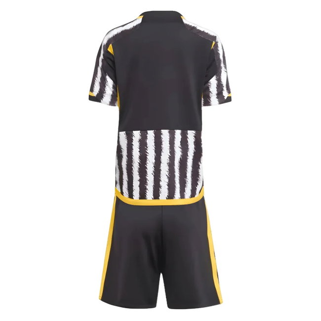 2023-2024 Juventus Home Mini Kit (VLAHOVIC 9)-SoccerKits Hub | Buy Soccer Jerseys Online