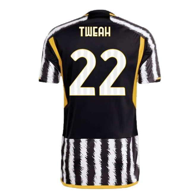 2023-2024 Juventus Home Shirt (T Weah 22)-SoccerKits Hub | Buy Soccer Jerseys Online
