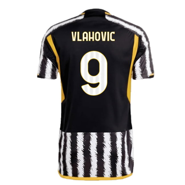 2023-2024 Juventus Home Shirt (VLAHOVIC 9)-SoccerKits Hub | Buy Soccer Jerseys Online