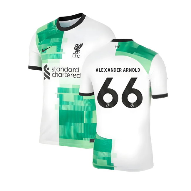 2023-2024 Liverpool Away Shirt (Alexander Arnold 66)-SoccerKits Hub | Buy Soccer Jerseys Online