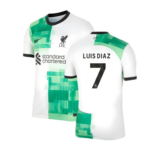 2023-2024 Liverpool Away Shirt (Luis Diaz 7)-SoccerKits Hub | Buy Soccer Jerseys Online