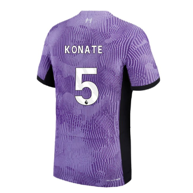 2023-2024 Liverpool Third Authentic Match Shirt (Konate 5)-SoccerKits Hub | Buy Soccer Jerseys Online