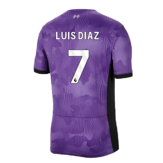 2023-2024 Liverpool Third Shirt (Luis Diaz 7)-SoccerKits Hub | Buy Soccer Jerseys Online