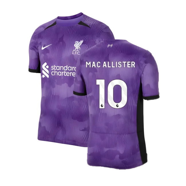 2023-2024 Liverpool Third Shirt (Mac Allister 10)-SoccerKits Hub | Buy Soccer Jerseys Online