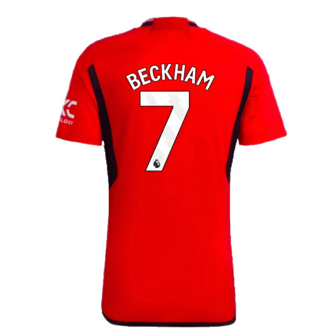 2023-2024 Man Utd Home Shirt (Beckham 7)-SoccerKits Hub | Buy Soccer Jerseys Online