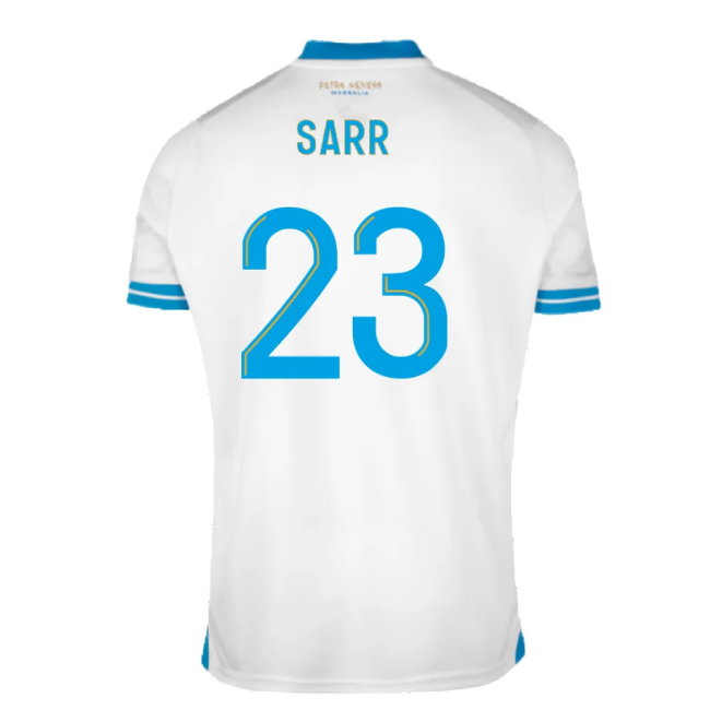 2023-2024 Marseille Home Shirt (Sarr 23)-SoccerKits Hub | Buy Soccer Jerseys Online