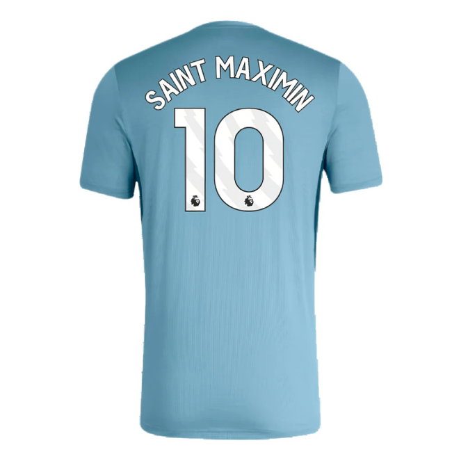 2023-2024 Newcastle Players Training Short Sleeve Tee (Bluestone) (Saint Maximin 10)-SoccerKits Hub | Buy Soccer Jerseys Online