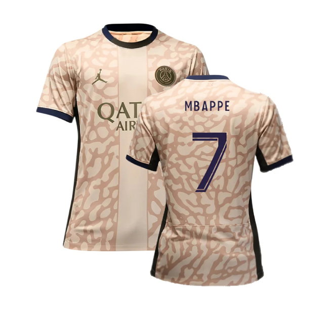 2023-2024 PSG 4th Shirt (Mbappe 7)-SoccerKits Hub | Buy Soccer Jerseys Online