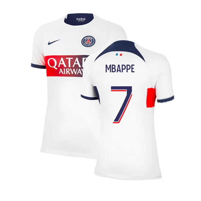 2023-2024 PSG Away Shirt (Womens) (Mbappe 7)-SoccerKits Hub | Buy Soccer Jerseys Online