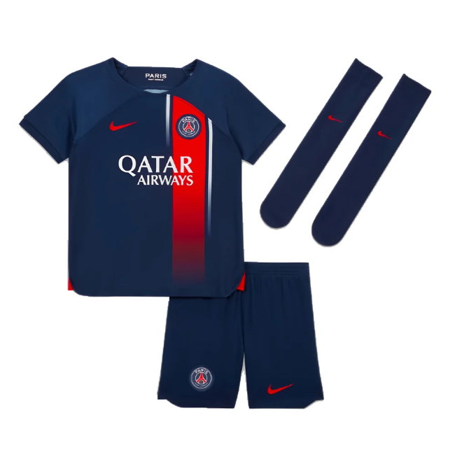 2023-2024 PSG Home Mini-Kit (Hakimi 2)-SoccerKits Hub | Buy Soccer Jerseys Online
