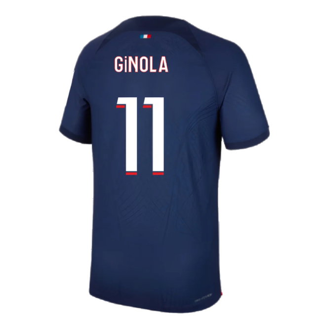 2023-2024 PSG Home Shirt (Ginola 11)-SoccerKits Hub | Buy Soccer Jerseys Online