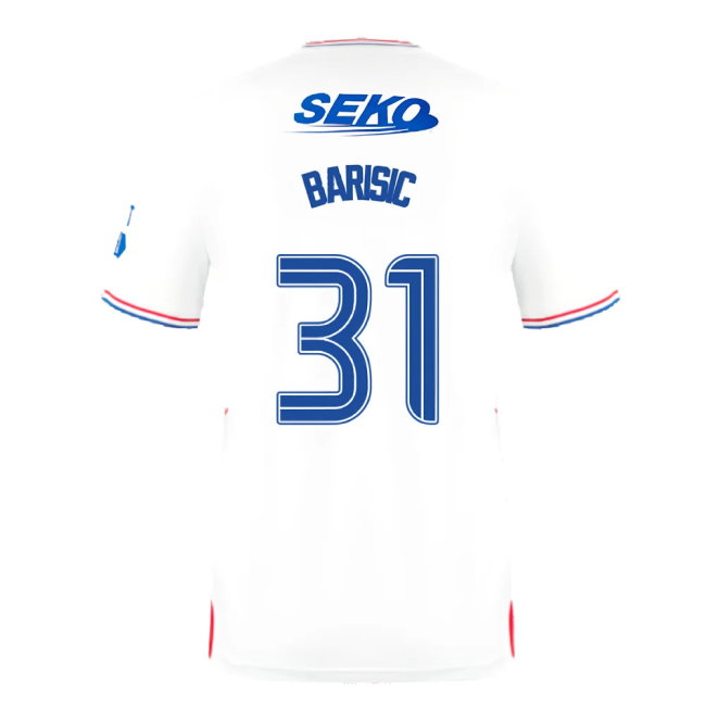 2023-2024 Rangers Away Shirt (Barisic 31)-SoccerKits Hub | Buy Soccer Jerseys Online
