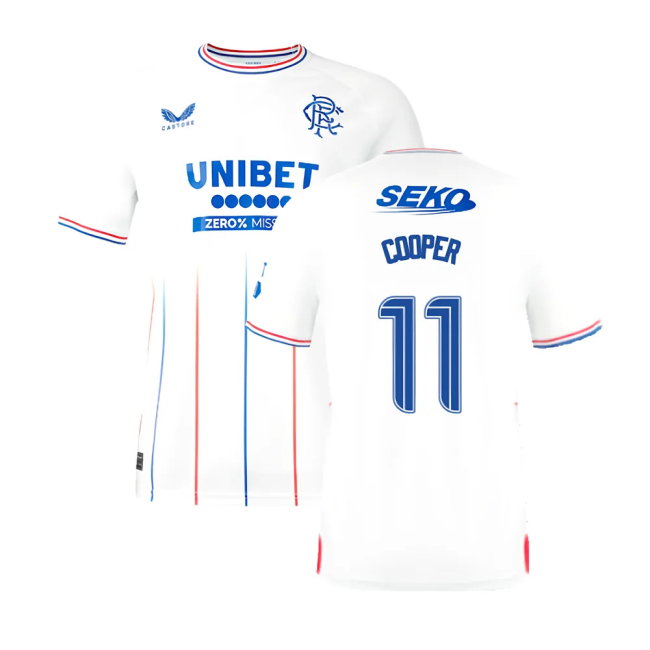 2023-2024 Rangers Away Shirt (Cooper 11)-SoccerKits Hub | Buy Soccer Jerseys Online