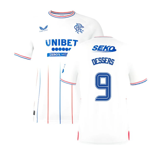 2023-2024 Rangers Away Shirt (Dessers 9)-SoccerKits Hub | Buy Soccer Jerseys Online