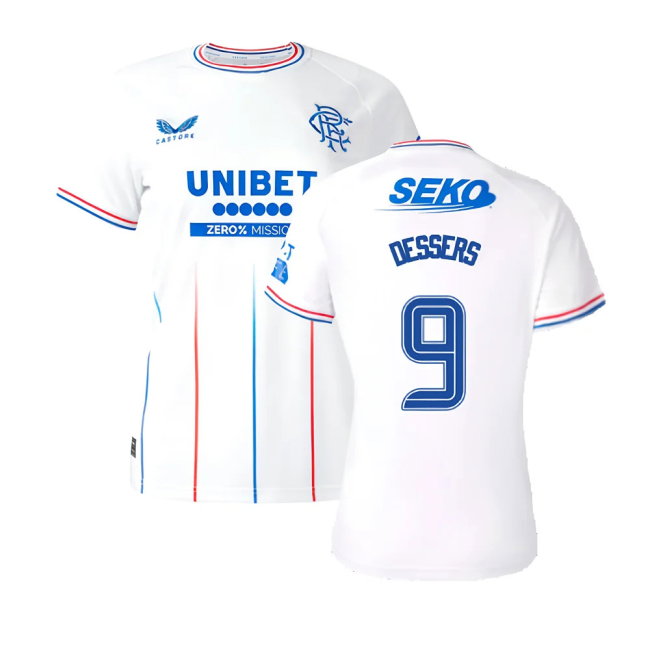 2023-2024 Rangers Away Shirt (Ladies) (Dessers 9)-SoccerKits Hub | Buy Soccer Jerseys Online