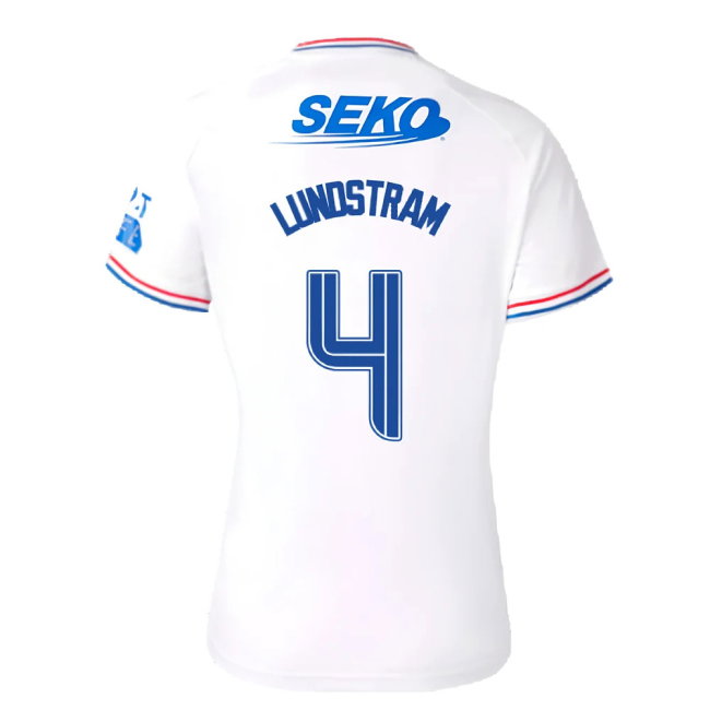 2023-2024 Rangers Away Shirt (Ladies) (Lundstram 4)-SoccerKits Hub | Buy Soccer Jerseys Online