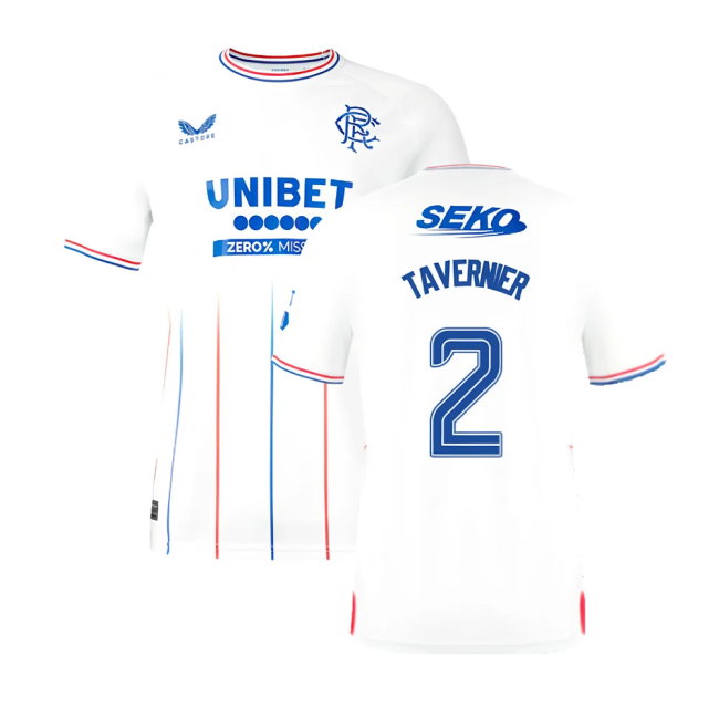 2023-2024 Rangers Away Shirt (Tavernier 2)-SoccerKits Hub | Buy Soccer Jerseys Online