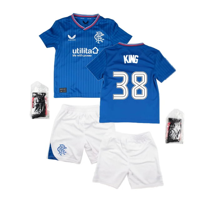 2023-2024 Rangers Home Infant Kit (King 38)-SoccerKits Hub | Buy Soccer Jerseys Online