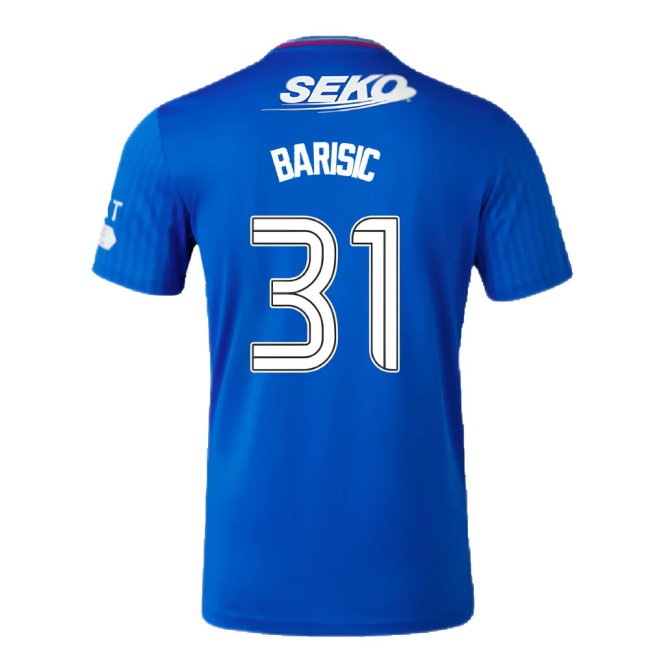 2023-2024 Rangers Home Shirt (Barisic 31)-SoccerKits Hub | Buy Soccer Jerseys Online