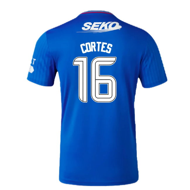 2023-2024 Rangers Home Shirt (Cortes 16)-SoccerKits Hub | Buy Soccer Jerseys Online