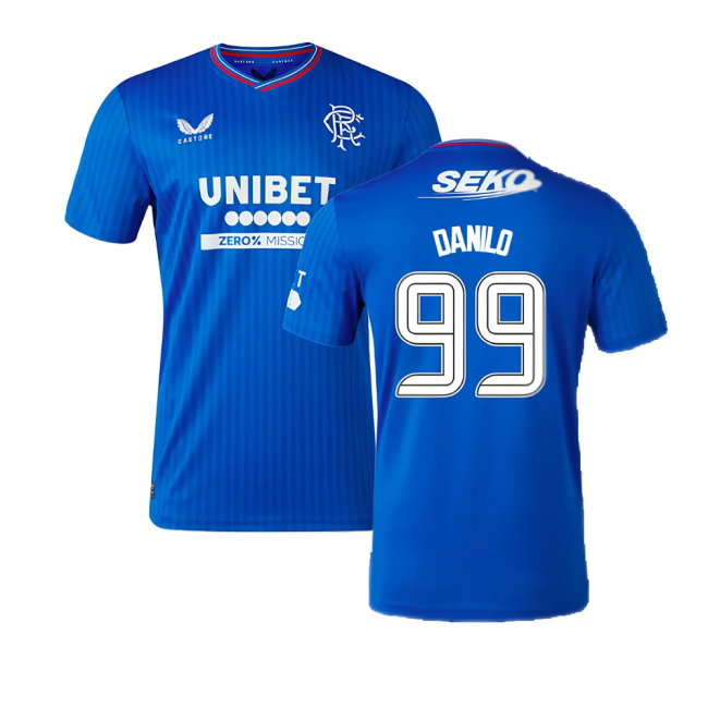 2023-2024 Rangers Home Shirt (Danilo 99)-SoccerKits Hub | Buy Soccer Jerseys Online