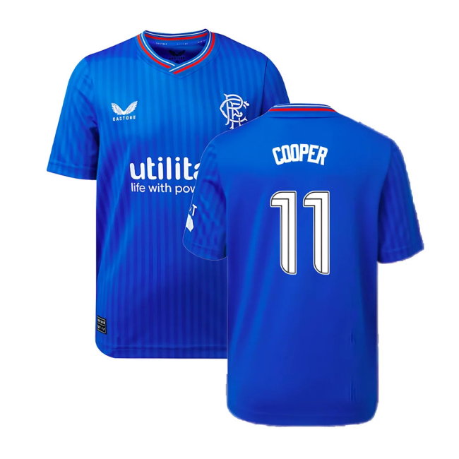 2023-2024 Rangers Home Shirt (Kids) (Cooper 11)-SoccerKits Hub | Buy Soccer Jerseys Online