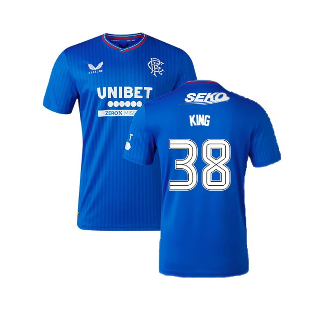 2023-2024 Rangers Home Shirt (King 38)-SoccerKits Hub | Buy Soccer Jerseys Online