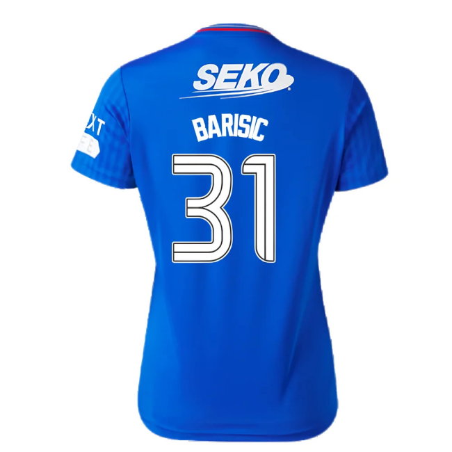 2023-2024 Rangers Home Shirt (Ladies) (Barisic 31)-SoccerKits Hub | Buy Soccer Jerseys Online