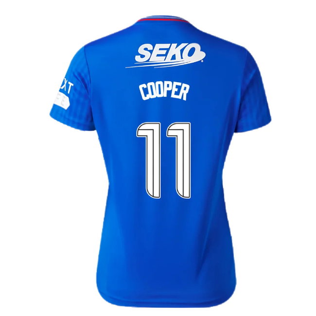 2023-2024 Rangers Home Shirt (Ladies) (Cooper 11)-SoccerKits Hub | Buy Soccer Jerseys Online