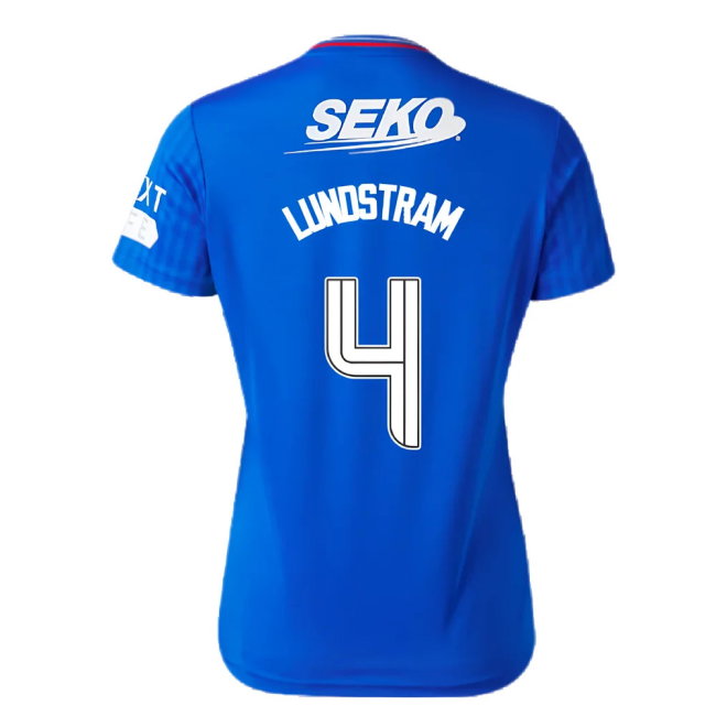 2023-2024 Rangers Home Shirt (Ladies) (Lundstram 4)-SoccerKits Hub | Buy Soccer Jerseys Online