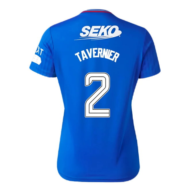 2023-2024 Rangers Home Shirt (Ladies) (Tavernier 2)-SoccerKits Hub | Buy Soccer Jerseys Online