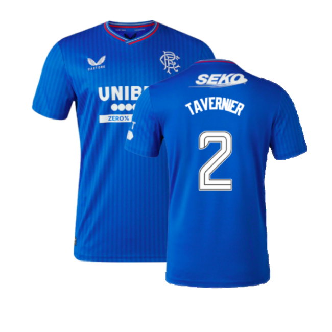 2023-2024 Rangers Home Shirt (Tavernier 2)-SoccerKits Hub | Buy Soccer Jerseys Online