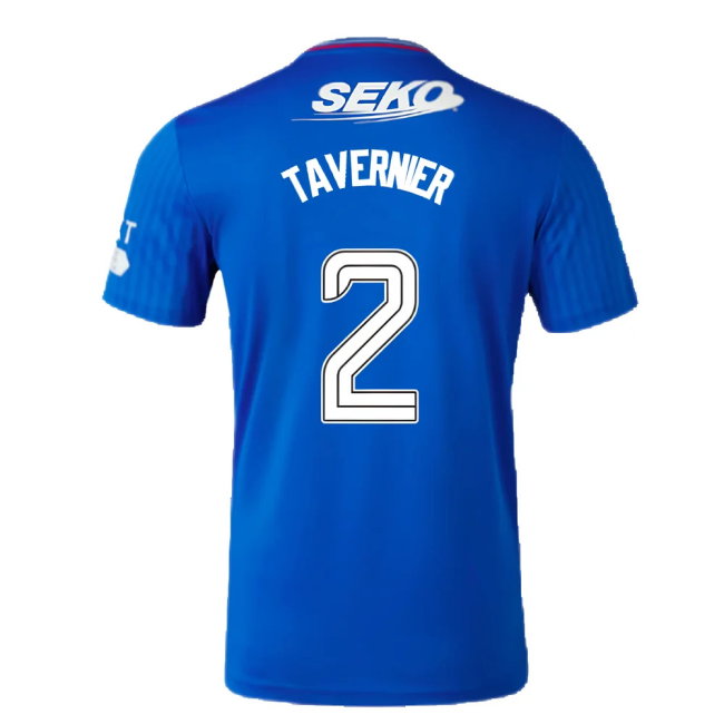 2023-2024 Rangers Home Shirt (Tavernier 2)-SoccerKits Hub | Buy Soccer Jerseys Online