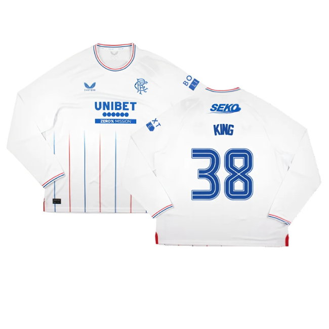 2023-2024 Rangers Long Sleeve Away Shirt (King 38)-SoccerKits Hub | Buy Soccer Jerseys Online