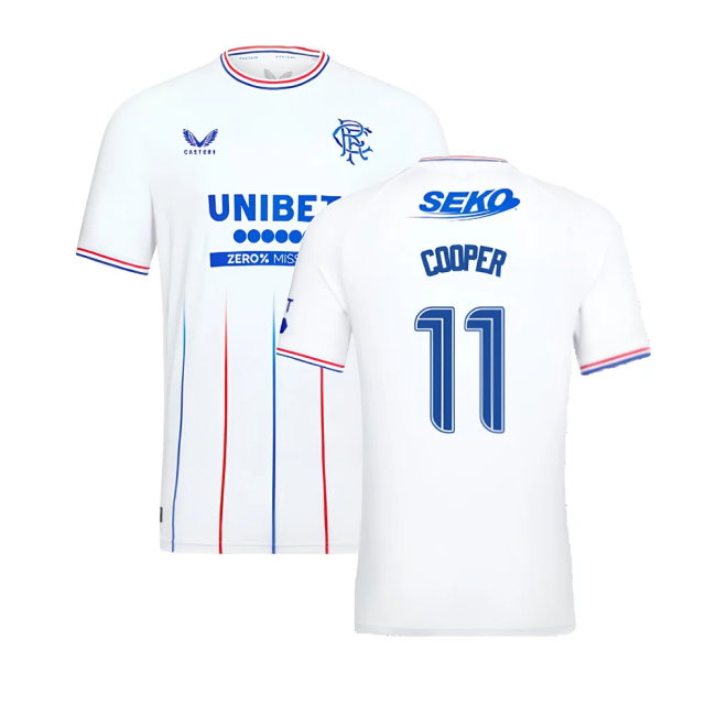 2023-2024 Rangers Pro Authentic Away Shirt (Cooper 11)-SoccerKits Hub | Buy Soccer Jerseys Online