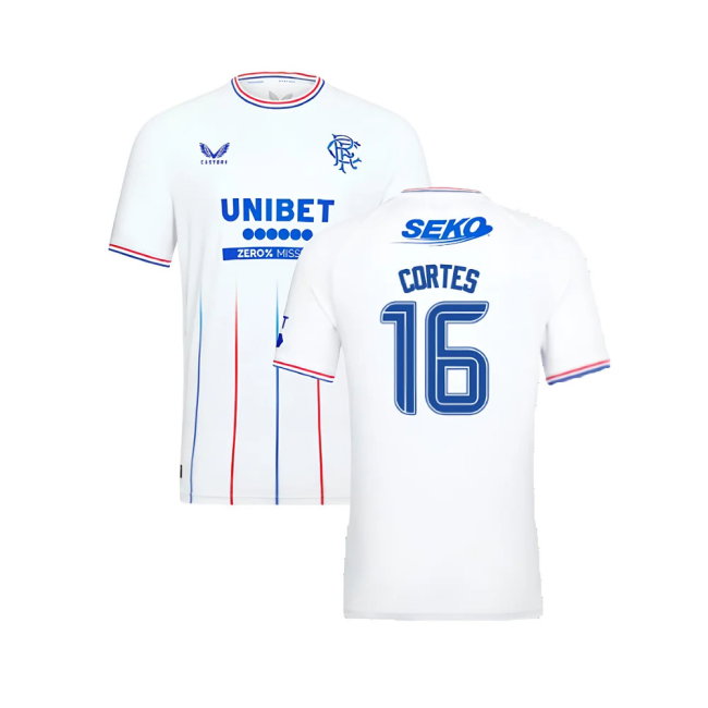 2023-2024 Rangers Pro Authentic Away Shirt (Cortes 16)-SoccerKits Hub | Buy Soccer Jerseys Online
