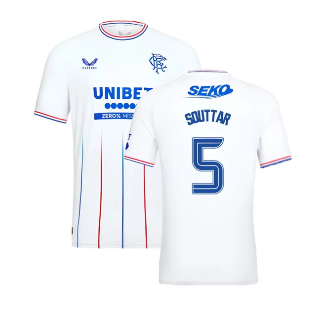 2023-2024 Rangers Pro Authentic Away Shirt (Souttar 5)-SoccerKits Hub | Buy Soccer Jerseys Online