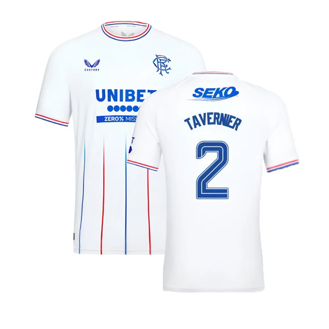2023-2024 Rangers Pro Authentic Away Shirt (Tavernier 2)-SoccerKits Hub | Buy Soccer Jerseys Online