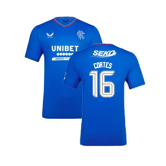 2023-2024 Rangers Pro Authentic Home Shirt (Cortes 16)-SoccerKits Hub | Buy Soccer Jerseys Online